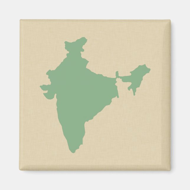 Bay Leaf Blue Spice Moods India Magnet (Front)