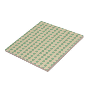 Bay Leaf Spice Moods Dots Ceramic Tile