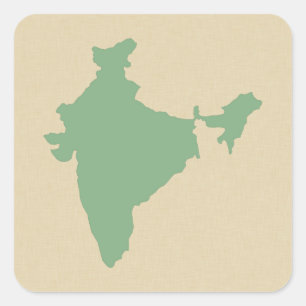 Bay Leaf Spice Moods India Square Sticker
