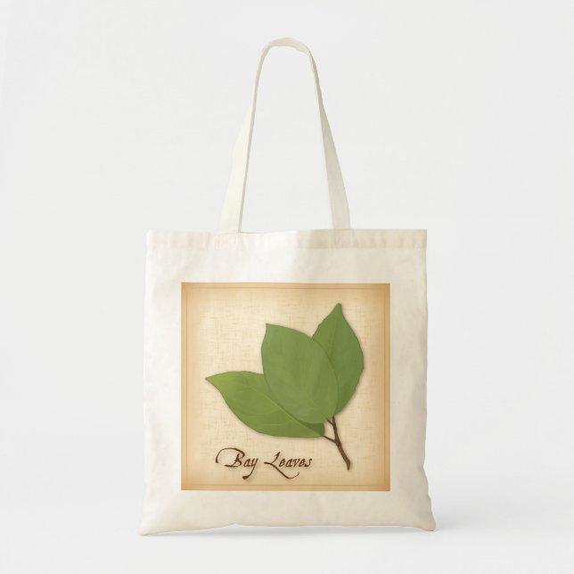 Bay Leaves Tote Bag (Front)