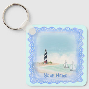 Bay Lighthouse Key Ring
