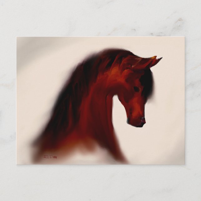 Bay Mare ~ Blank Postcard (Front)