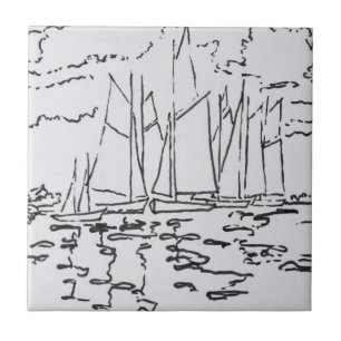 Bay of Concarneau   Brittany, France Ceramic Tile