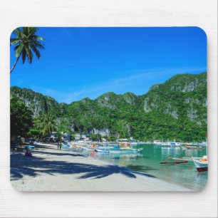 Bay Of El Nido Beach Mouse Pad