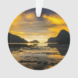 Bay Of El Nido Sunset Ornament