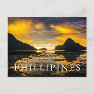 Bay Of El Nido Sunset Postcard