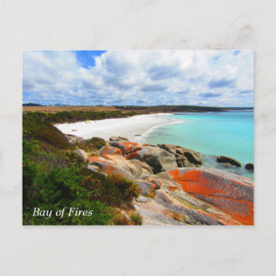 bay of fires rocks postcard