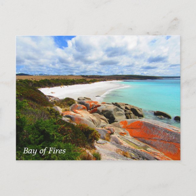 bay of fires rocks postcard (Front)