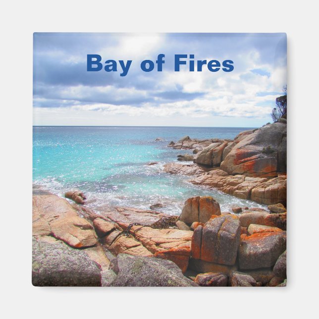 Bay of Fires, Tasmania, Australia Magnet (Front)