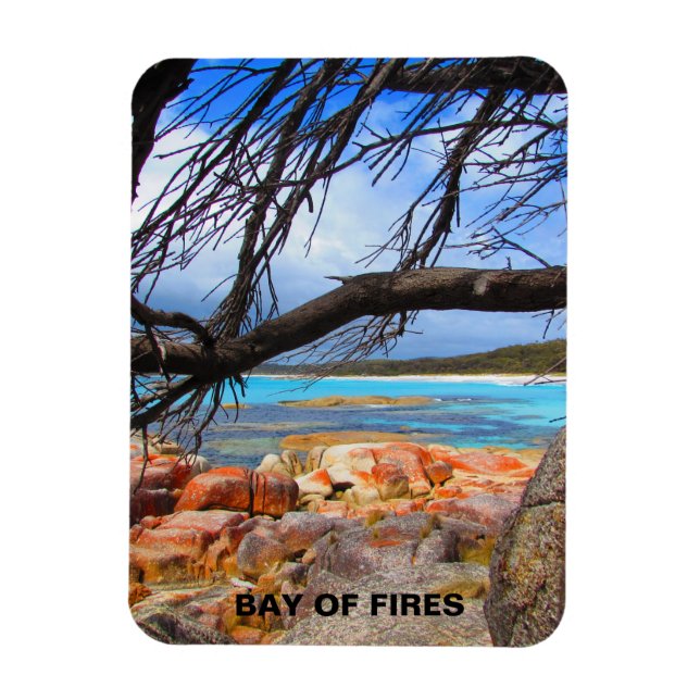 Bay of Fires, Tasmania, Australia Magnet (Vertical)