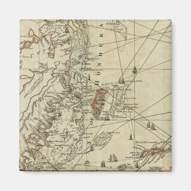 Bay of Honduras Magnet (Front)