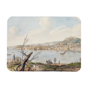 Bay of Naples from sea shore near the Maddalena Br Magnet