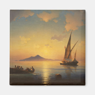 Bay of Naples Ivan Aivazovsky seascape waterscape Magnet