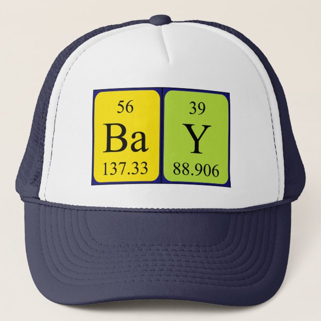 Bay periodic table name hat (Front)
