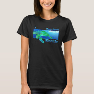 Bay Pines Florida Swimming Sea Turtle T-Shirt