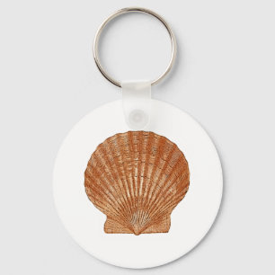 Bay Scallop Shell Key Ring