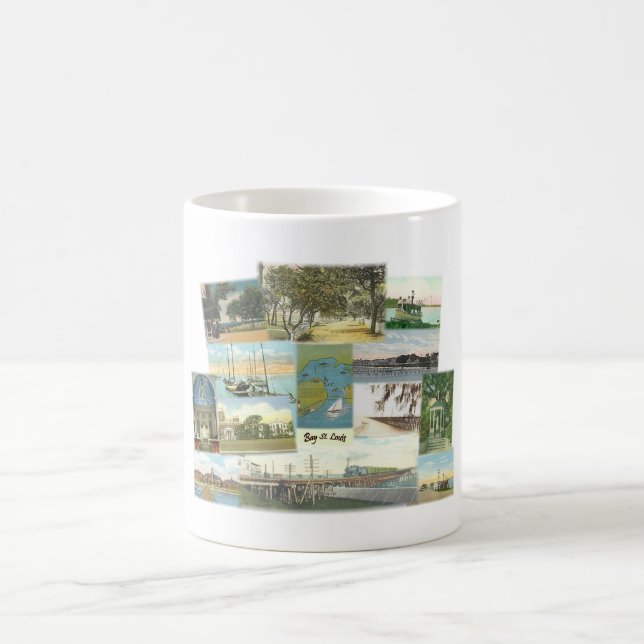 Bay St. Louis Collage Coffee Mug (Center)