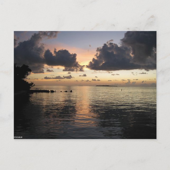 Bay Sunset Postcard (Front)