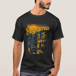 Bayamo Cuba Retro Cuban Pride Vintage 70s 80s Styl T-Shirt