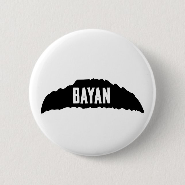 Bayan 6 Cm Round Badge (Front)