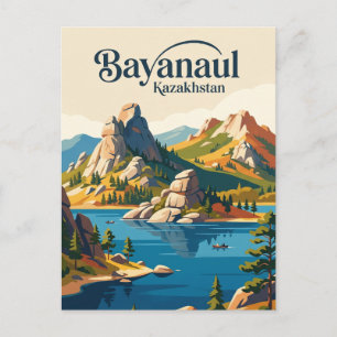 Bayanaul National Park Kazakhstan Postcard