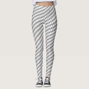 Bayer Rauten Grau Weiß, für's mutige Oktoberfest! Leggings