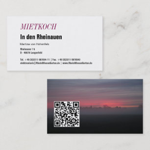 Bayerische Visitenkarte Business Card
