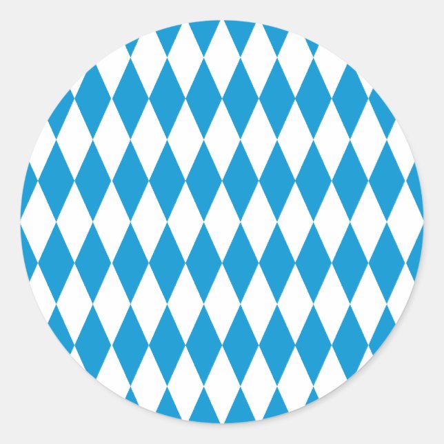 Bayern Bavaria Oktoberfest Classic Round Sticker (Front)