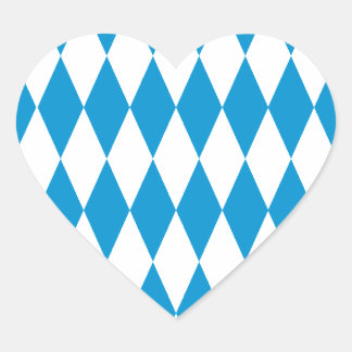 Bayern Bavaria Oktoberfest Heart Sticker