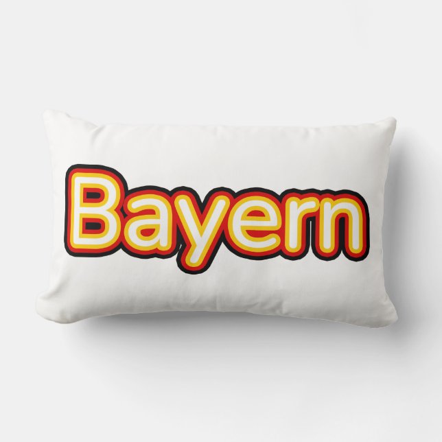 Bayern Deutschland Germany Lumbar Cushion (Front)