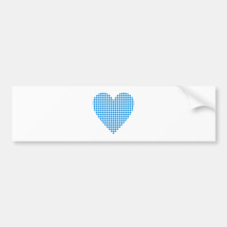 Bayern Herz Rauten Bavaria heart diamonds Bumper Sticker