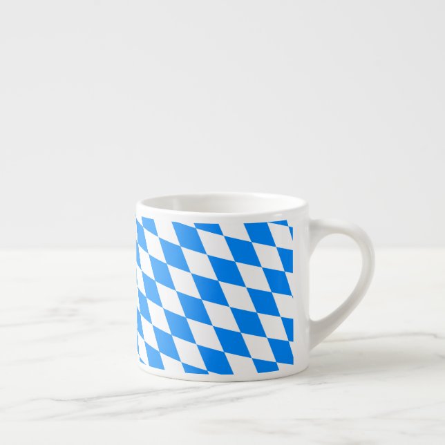 Bayern Rauten Fahne Espresso Cup (Right)