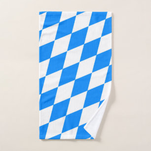 Bayern Rauten Fahne Hand Towel