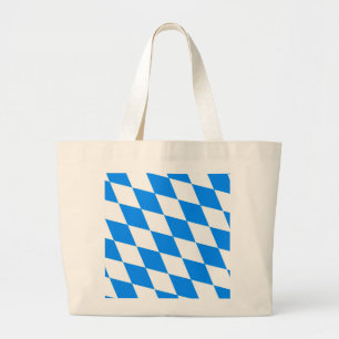 Bayern Rauten Fahne Large Tote Bag