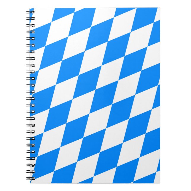 Bayern Rauten Fahne Notebook (Front)