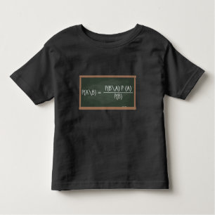 Bayes Theorem Probability Theory Data Science Toddler T-Shirt