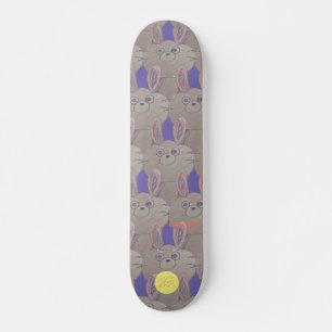Bayesian Skate-pastel-Series Crazy rabbit Skateboard