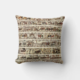 BAYEUX TAPESTRY 1066 Battle of Hastings Cushion