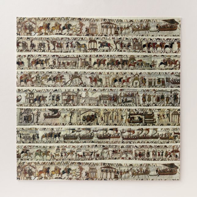 BAYEUX TAPESTRY 1066 Battle of Hastings Jigsaw Puzzle (Horizontal)