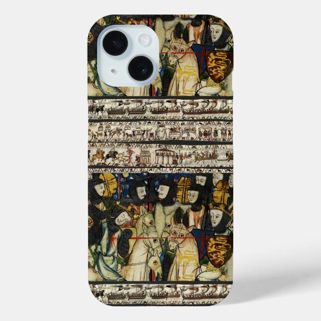 BAYEUX TAPESTRY 1066 Death of King Harold Case-Mate iPhone Case (Back)