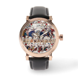 BAYEUX TAPESTRY 1066 NORMAN KNIGHTS AND ARCHERS WATCH