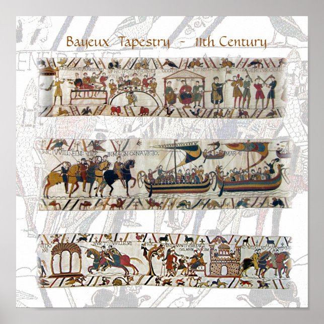 Bayeux Tapestry 11th Century Poster (Front)