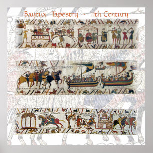 Bayeux Tapestry 11th Century Poster