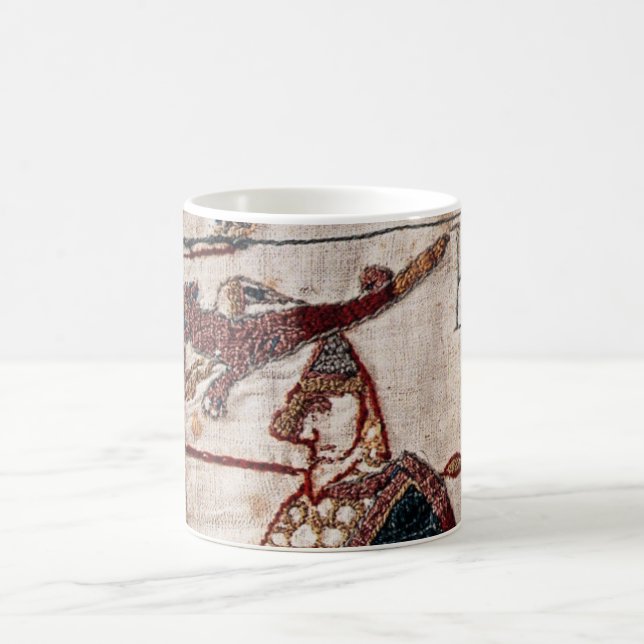 Bayeux Tapestry Banner Coffee Mug (Center)