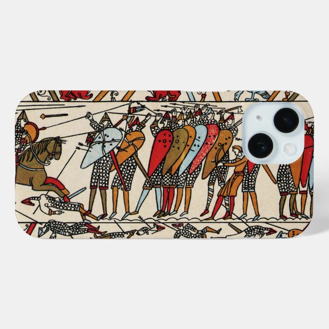 BAYEUX TAPESTRY BATTLE OF HASTINGS NORMAN KNIGHTS  Case-Mate iPhone CASE (Back (Horizontal))