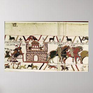 Bayeux Tapestry Earl Harold to Duke of Normandy Poster