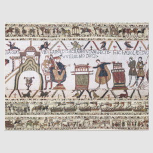BAYEUX TAPESTRY Harold Made an Oath on Holy Relics Tissue Paper