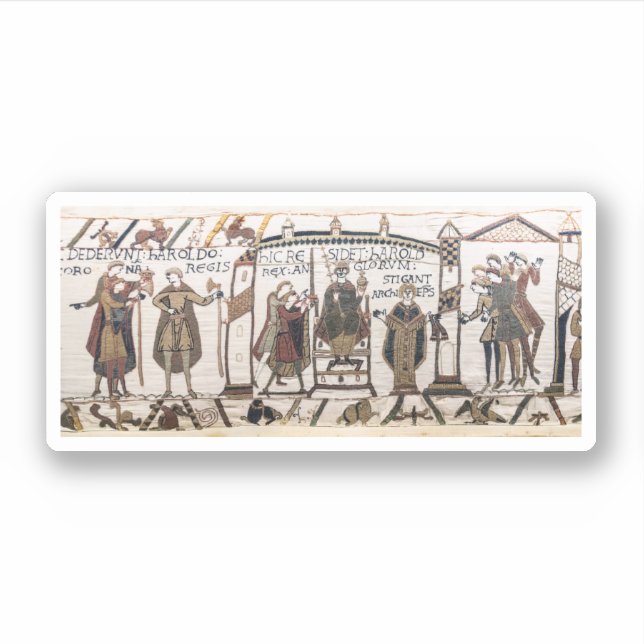Bayeux Tapestry - King Harold Coronation (Front)