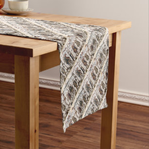 Bayeux Tapestry - King Harold Coronation, diagonal Short Table Runner