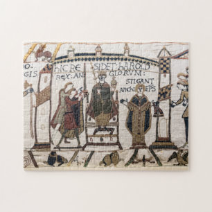Bayeux Tapestry - King Harold Coronation Jigsaw Puzzle